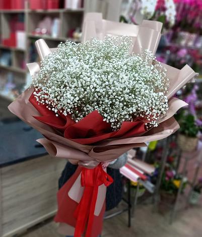 Букет цветов из: Гипсофила в Митякинской