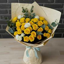 Букет цветов из:  Розы #REPLACE_PRED# Митякинской