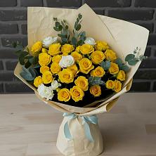 Букет цветов из:  Розы в Митякинской