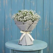 Букет цветов из:  Гипсофила в Митякинской