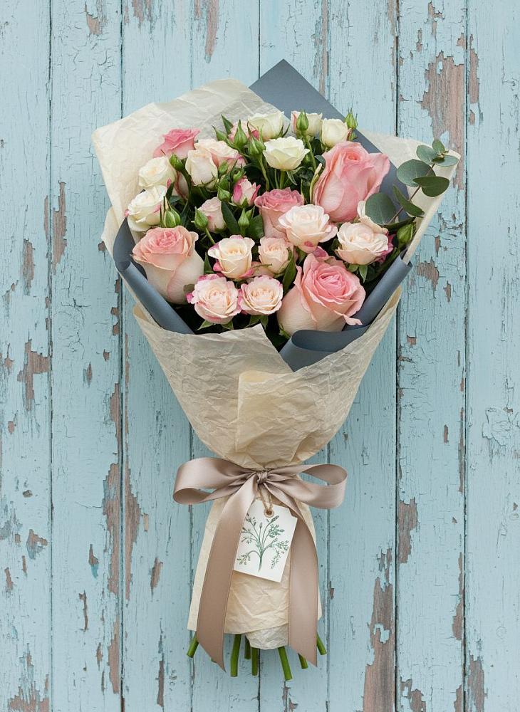 Букет цветов из: Розы в Митякинской