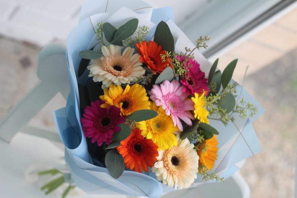 Букет цветов из: Герберы в Митякинской