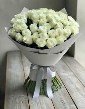 Букет 35 Белых роз #REPLACE_PRED# Митякинской