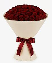 Букет 101 Бордовая роза Блэк Бакарра в Митякинской