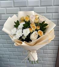 Букет цветов из:  Розы и Хризантемы в Митякинской