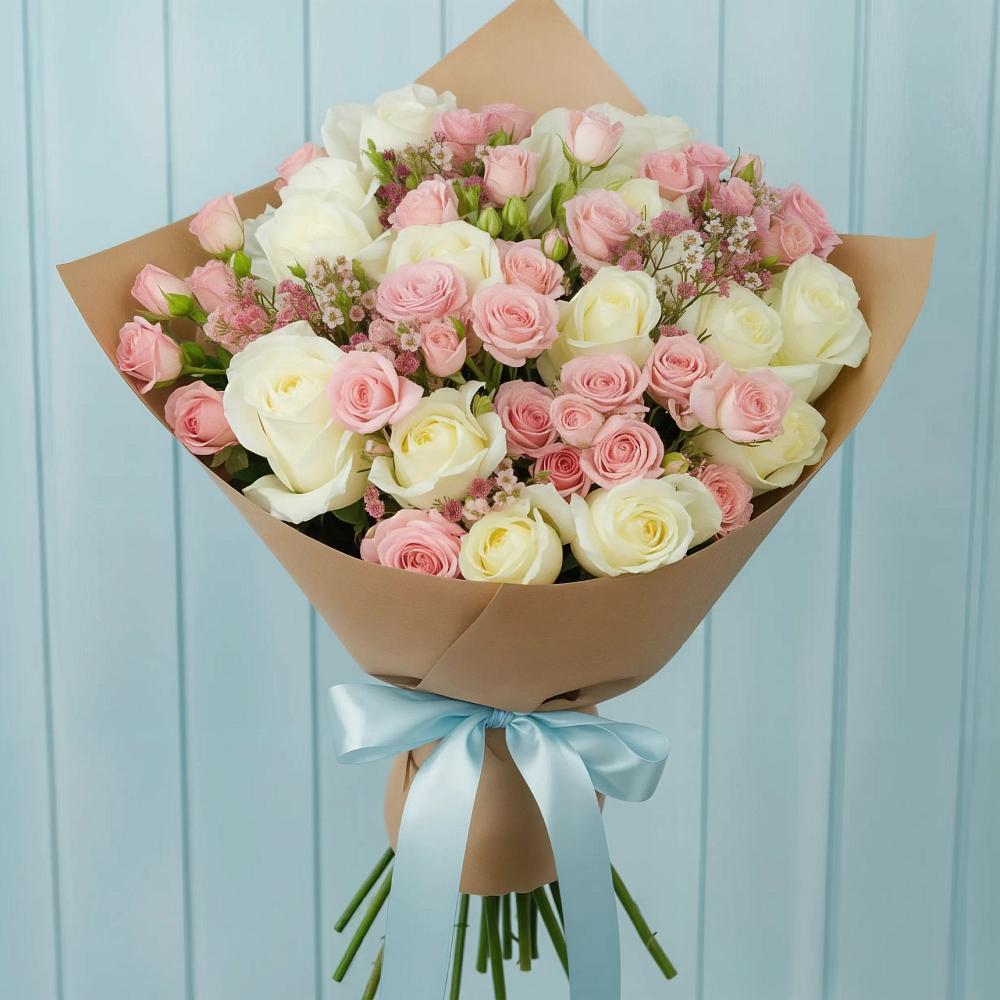 Букет цветов из: Розы в Митякинской