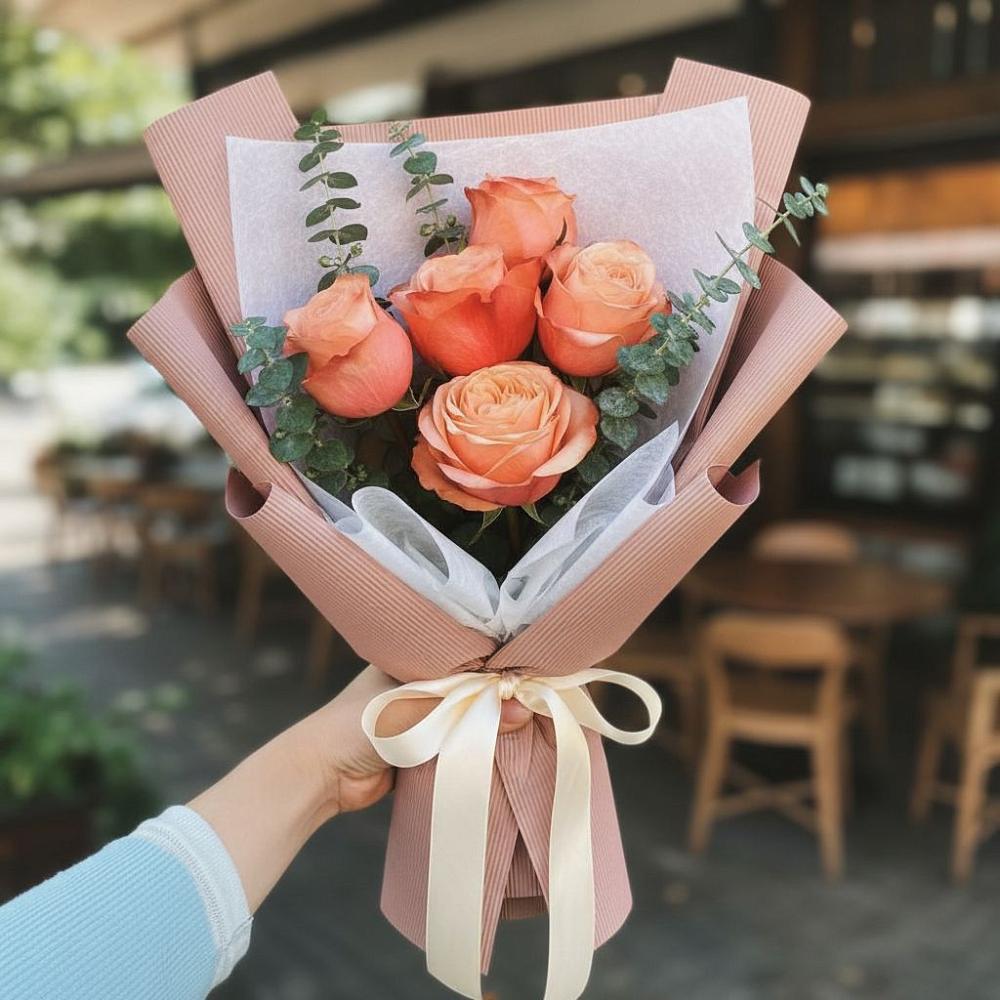 Букет цветов из: Розы в Митякинской