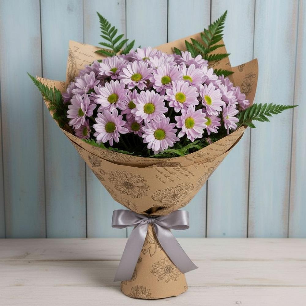 Букет цветов из: Хризантемы в Митякинской