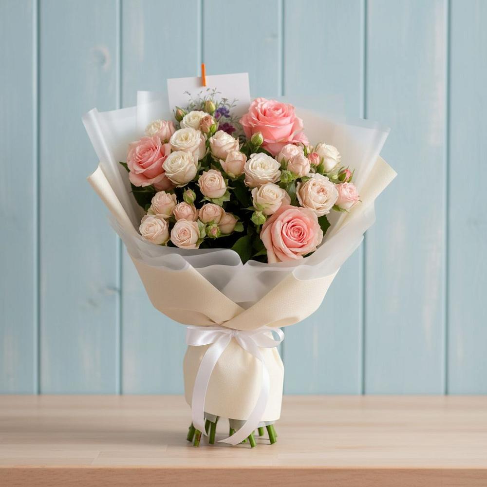 Букет цветов из: Розы в Митякинской