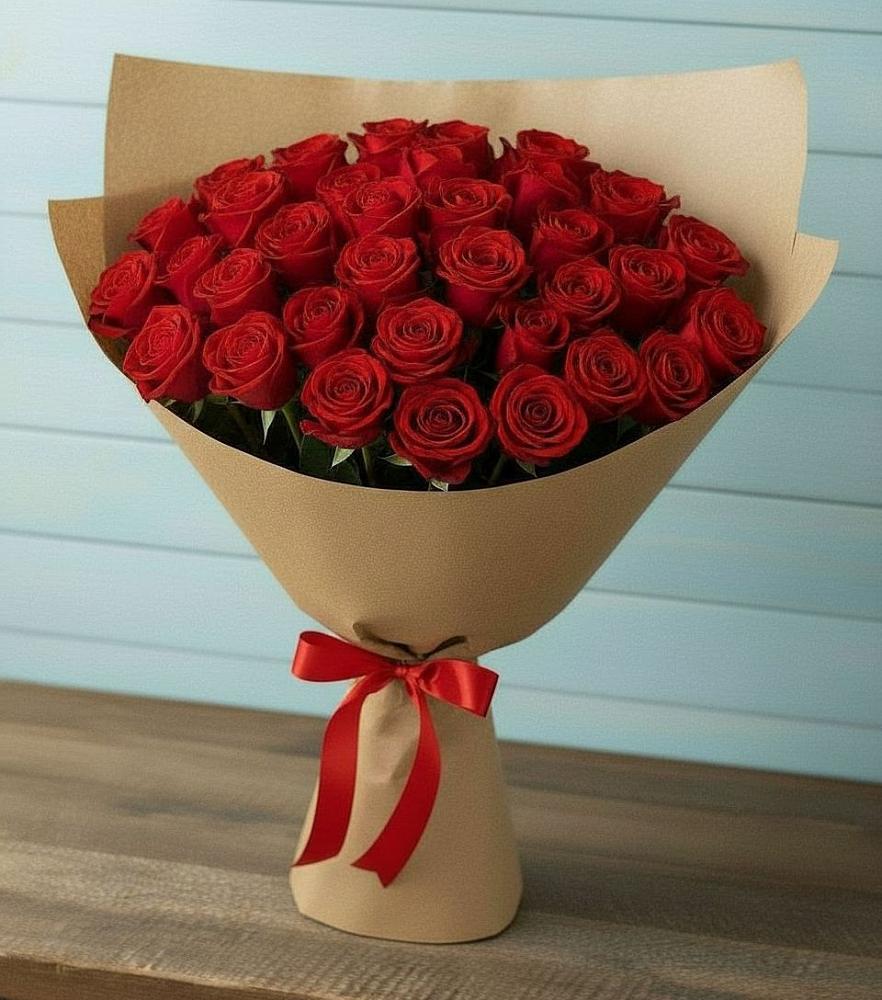 Букет Красные розы Милано в Митякинской