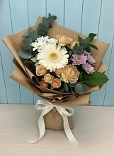 Букет цветов из:  Герберы и Хризантемы в Митякинской