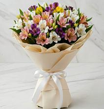 Букет цветов из:  Альстромерии #REPLACE_PRED# Митякинской