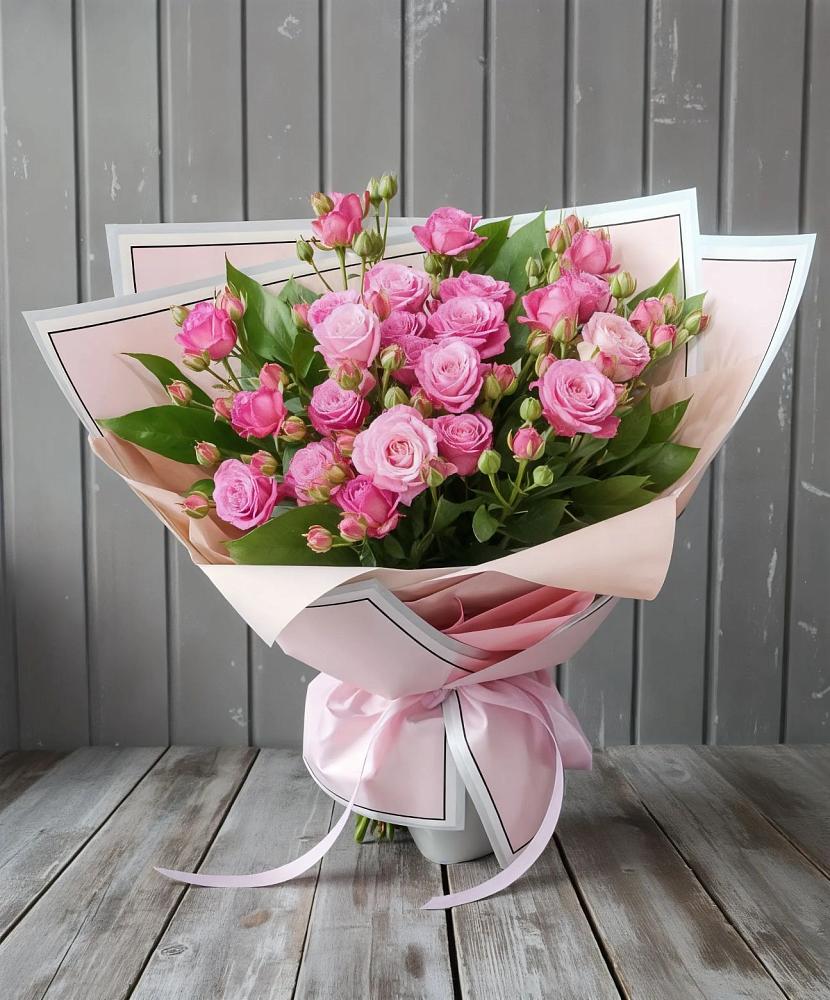 Букет Розовый кустик в Митякинской
