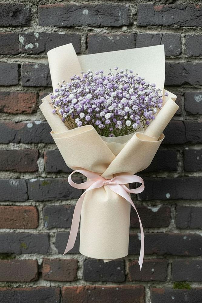 Букет цветов из: Гипсофила в Митякинской