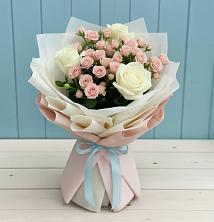 Букет цветов из:  Розы в Митякинской