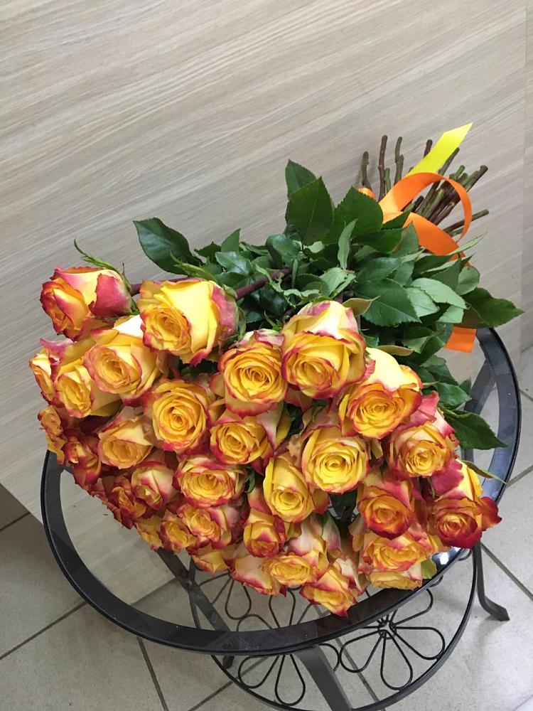 Букет Желтые розы в Митякинской