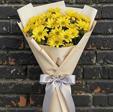 Букет цветов из:  Хризантемы в Митякинской
