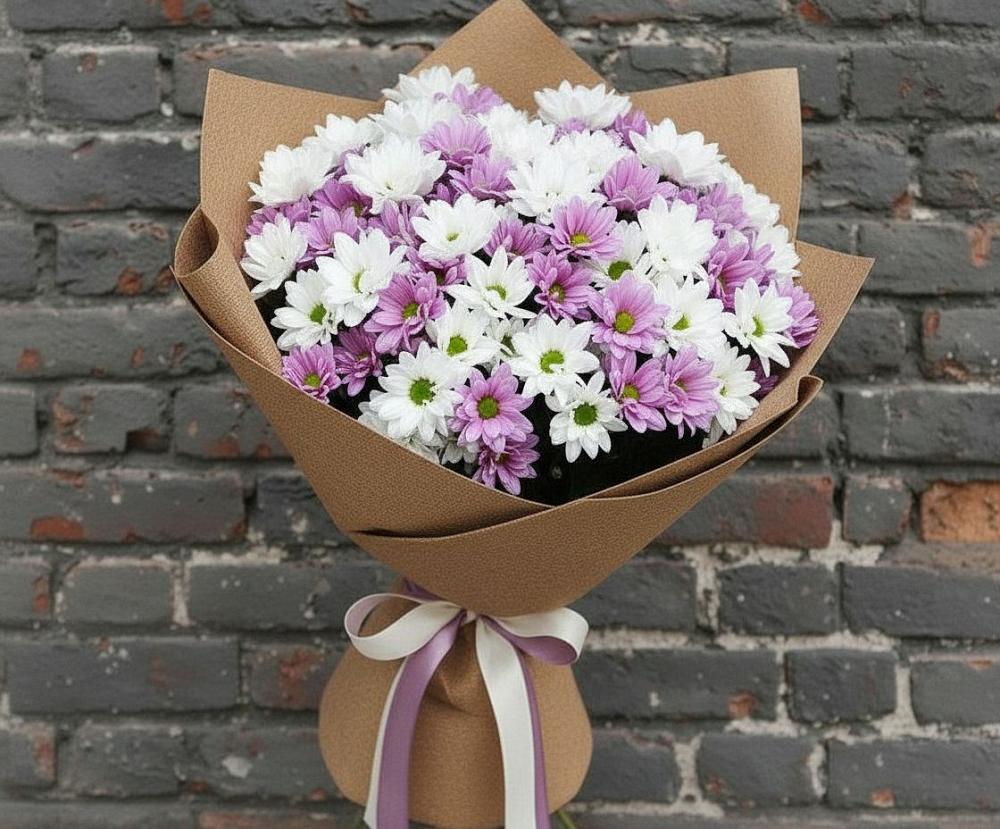 Букет цветов из: Хризантемы в Митякинской