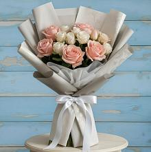 Букет цветов из:  Розы #REPLACE_PRED# Митякинской