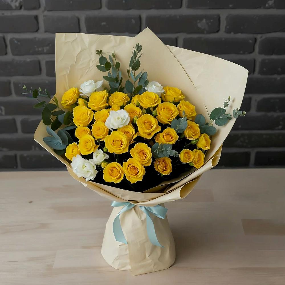 Букет цветов из: Розы в Митякинской