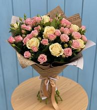Букет цветов из:  Розы в Митякинской