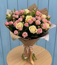 Букет цветов из:  Розы в Митякинской