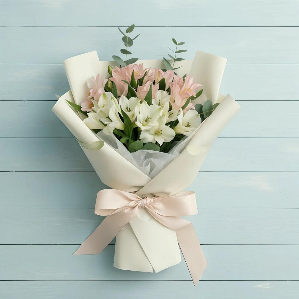 Букет цветов из: Альстромерии в Митякинской