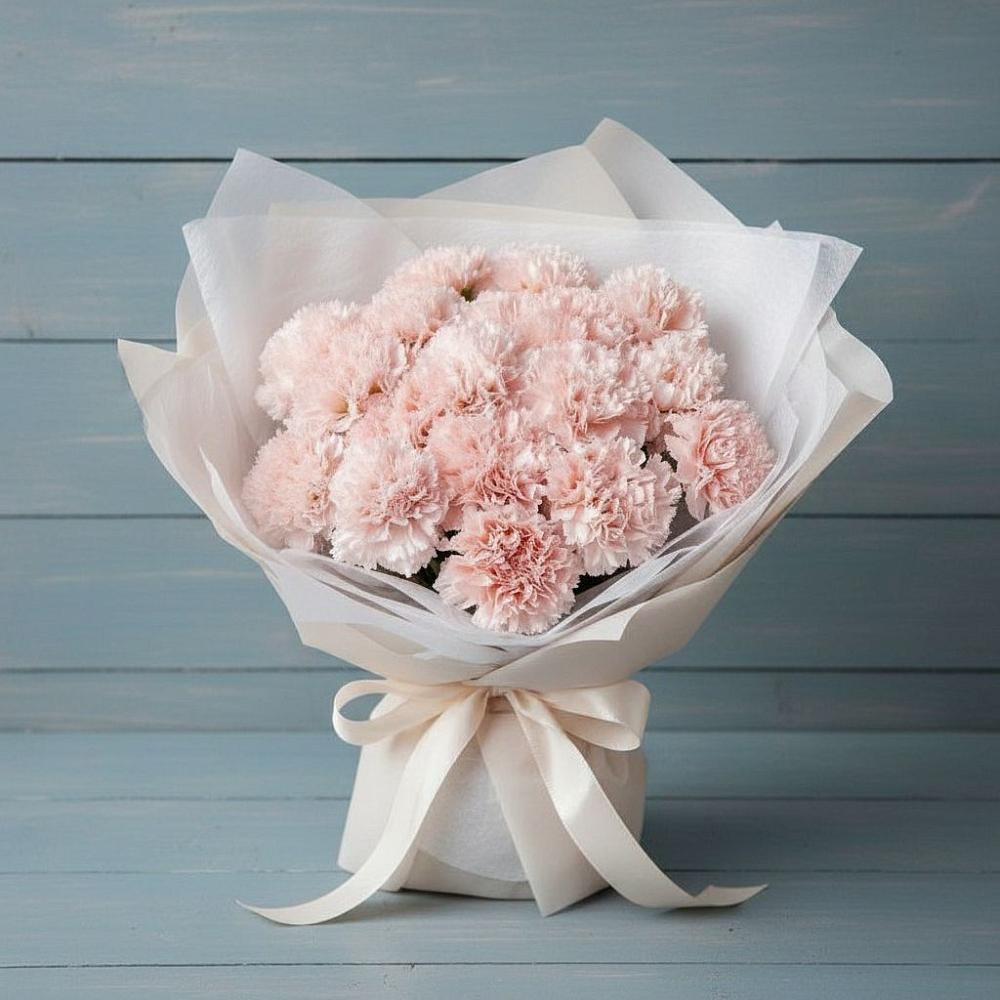 Букет цветов из: Гвоздики в Митякинской