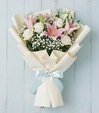 Букет цветов из:  Лилии в Митякинской