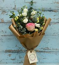 Букет цветов из:  Розы и Лизиантусы #REPLACE_PRED# Митякинской